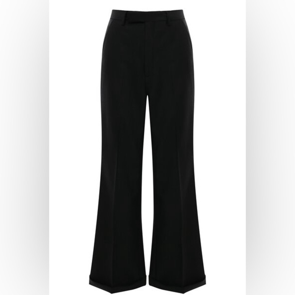 GUCCI NWT silk wool blend Trousers Pants